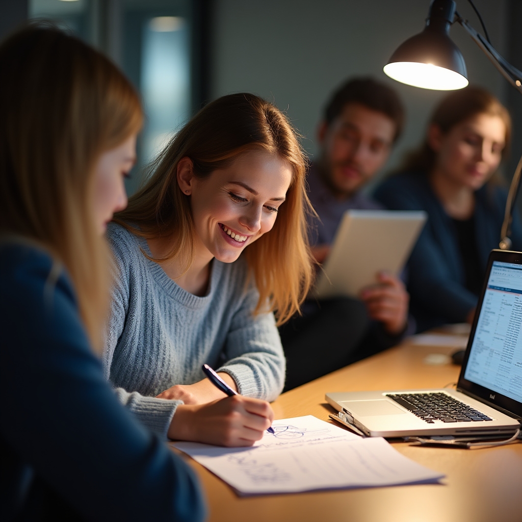 Participants working through budgeting exercises during a workshop session